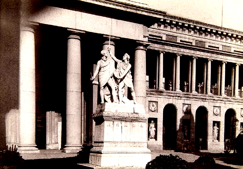 Monumento a Daoiz y Velarde junto al Museo del Prado
