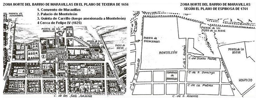 Planos de Texeira y Espinosa