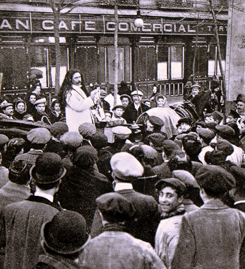 El Caf Comercial en 1910