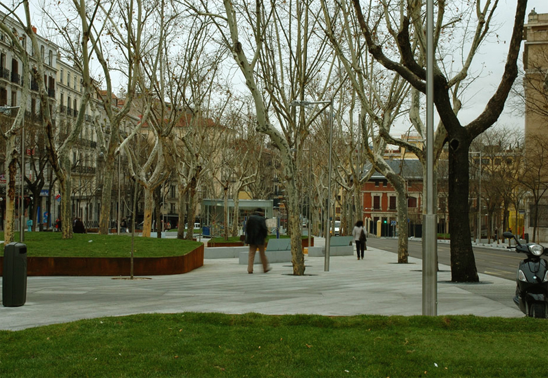 Plaza de Santa Brbara en la actualidad