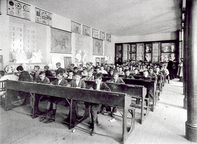 Escuelas Pas de San Antn en 1950