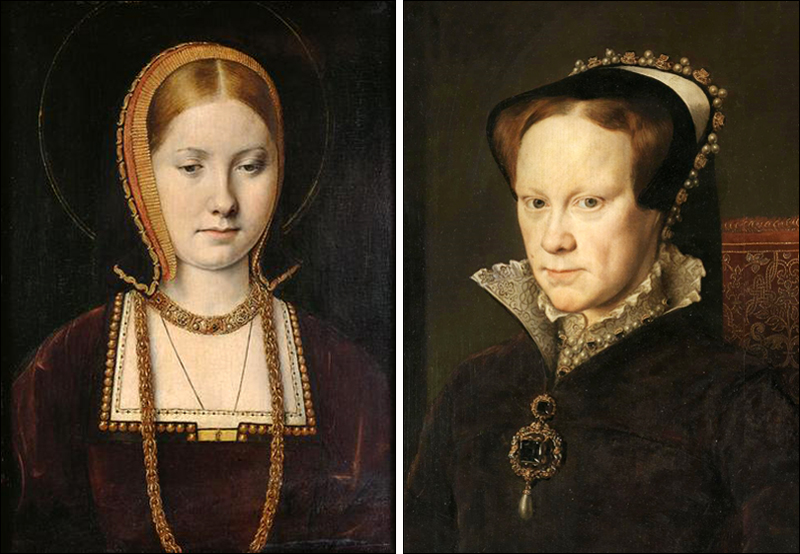 Catalina de Aragn y Mara Tudor