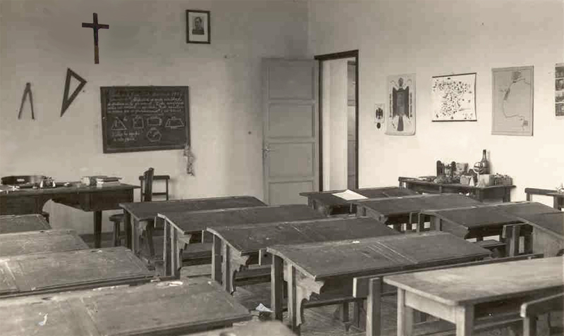 Aula tipo de aquella poca