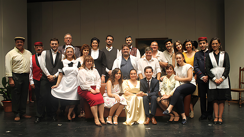 Grupo de teatro de la Hermandad de Jess Cautivo