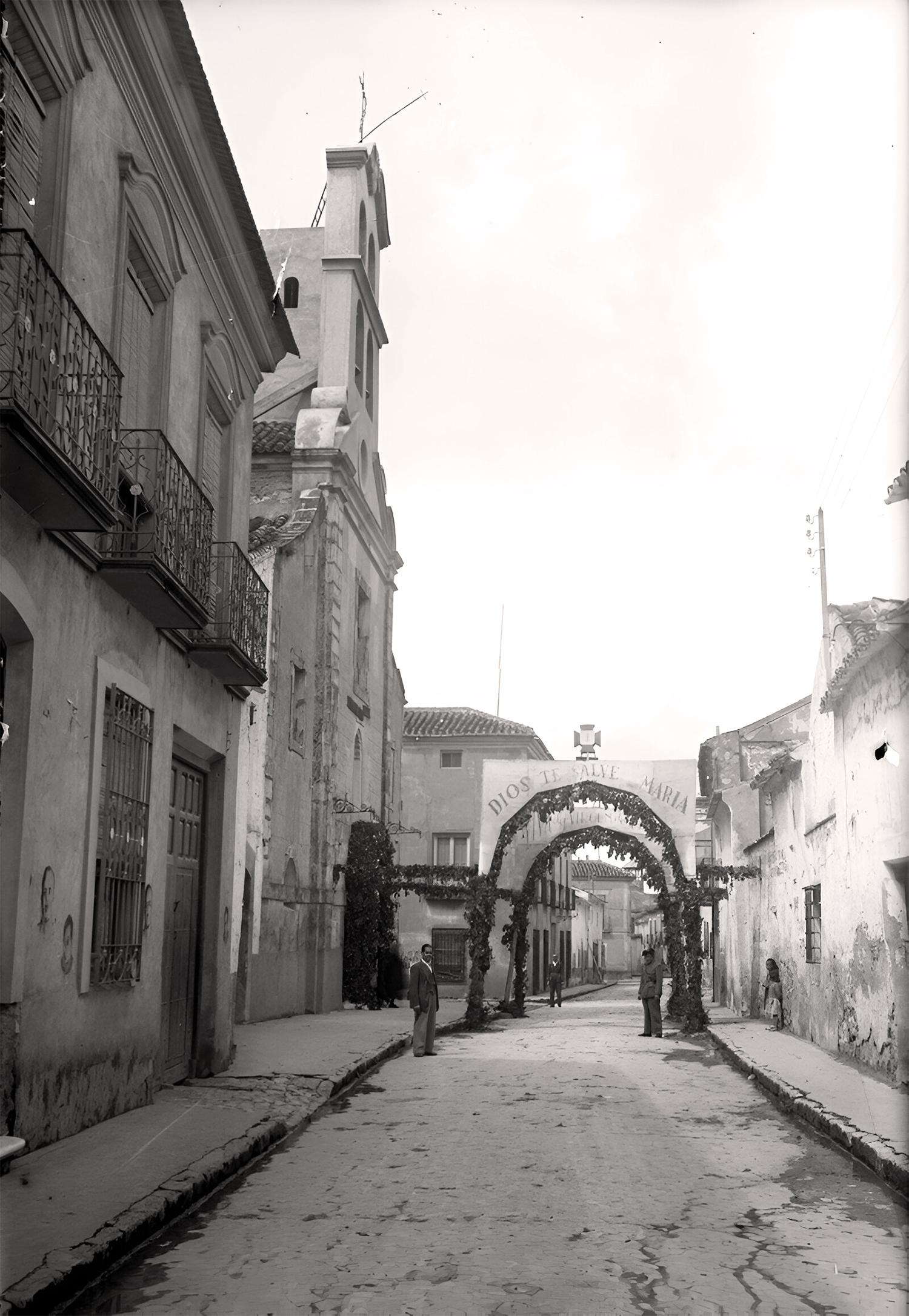 Calle del Convento en 1940