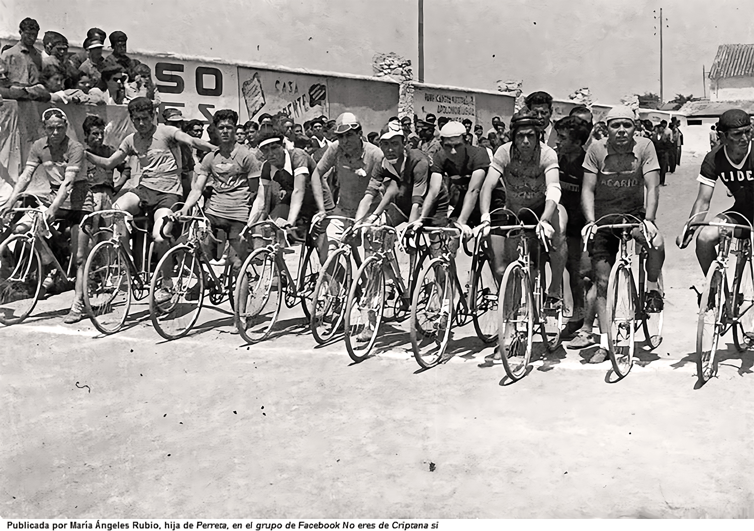 Pista de ciclismo en el Agustn de la Fuente