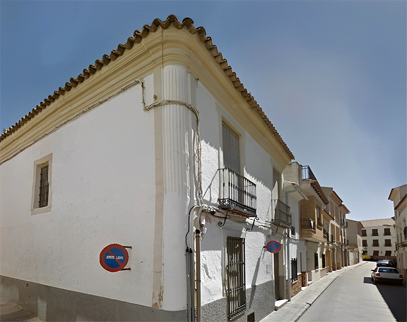 Calle Cardenal Monescillo esquina a Cervantes