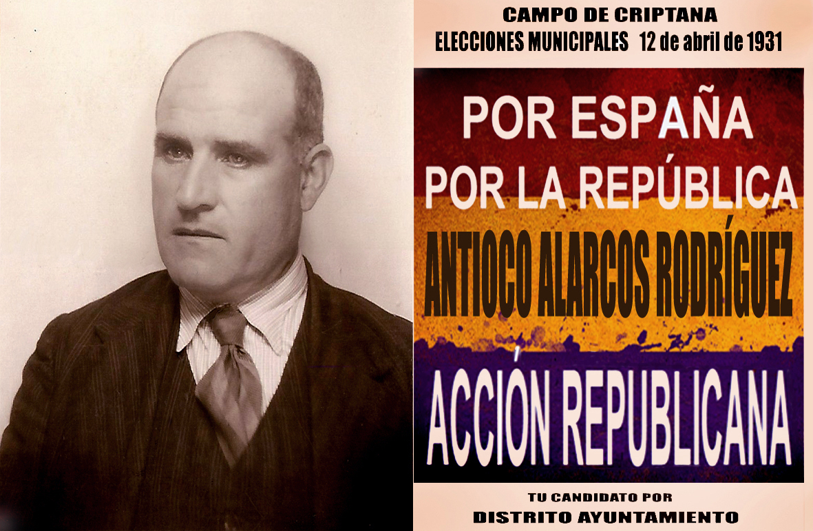 Cartel electoral Antioco Alarcos